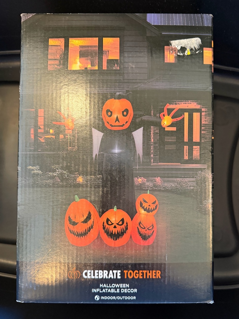 NEW 8 Foot Halloween Pumpkinhead Inflatable Decor by Celebrate Together